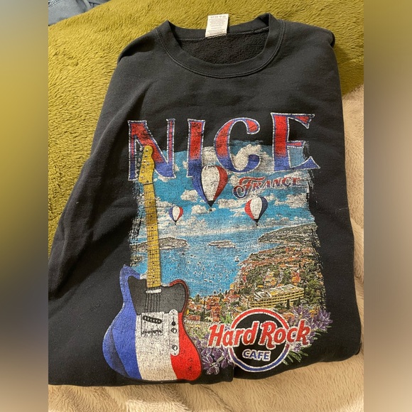 EUC Nice France Hard Rock Cafe Sweatshirt - Picture 2 of 4